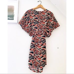 Vintage Handmade Rose Floral Dress